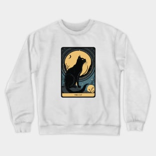 Tarot card "The cat" Crewneck Sweatshirt